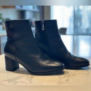 Blondo Sleek Black Waterproof Ankle Booties
